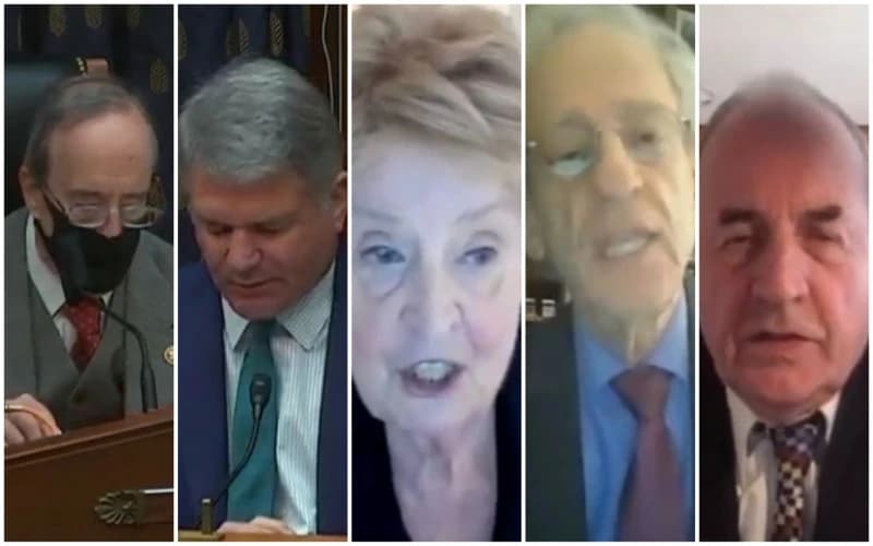 Eliot Engel, Medelaine Albright, Daniel Serwer, Janusz Bugajski