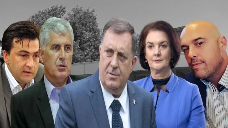 Oleg Čavka, Dragan Čović, Milorad Dodik, Gordana Tadić, Milan Tegeltija