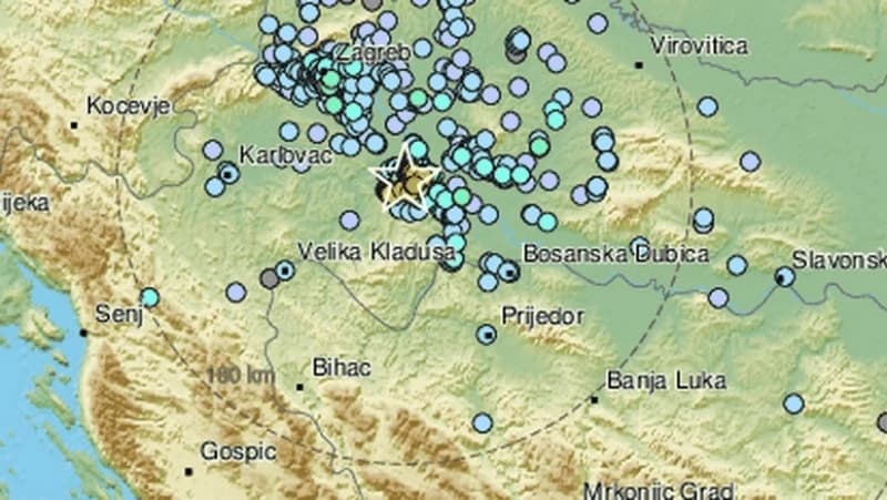 Zemlja se jutros ponovo tresla: Epicentar u Petrinji, jačina potresa 4,2 po Richteru 