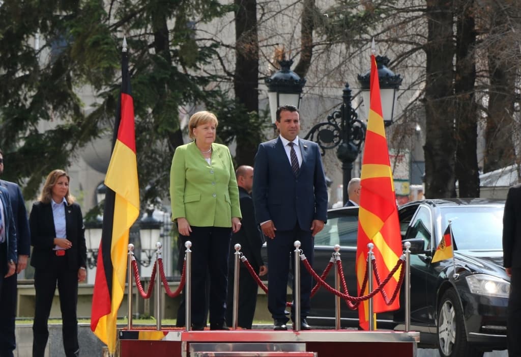 Angela Merkel u Makedoniji