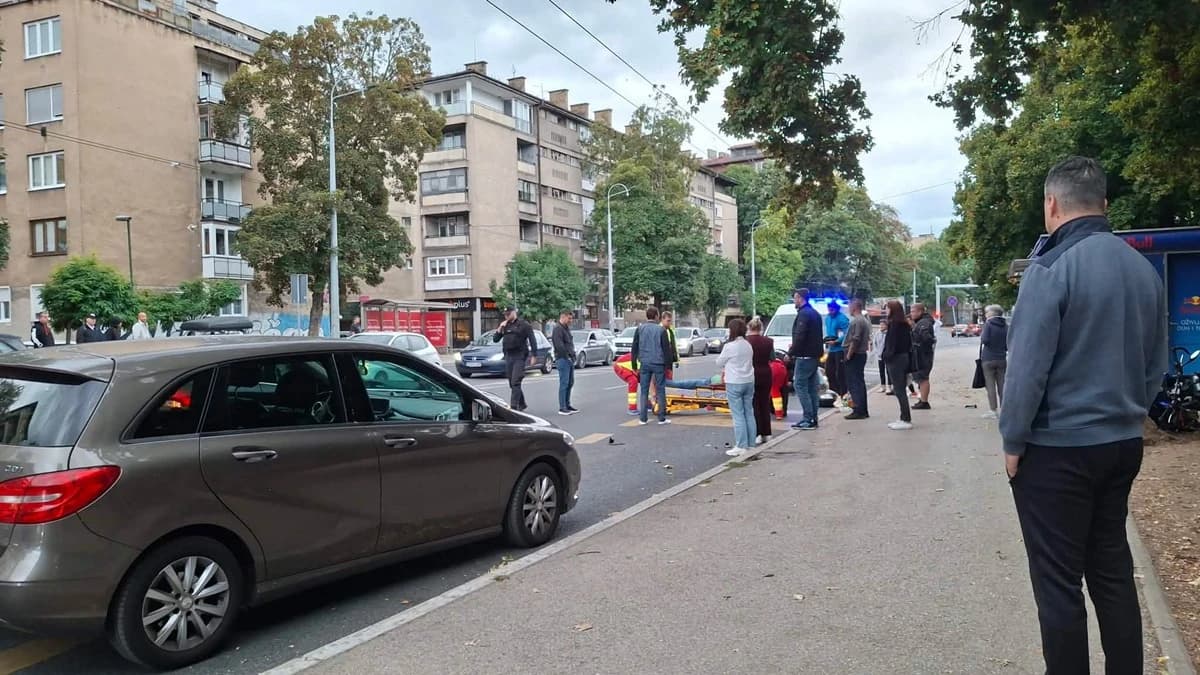 Vozača odvezla Hitna pomoć