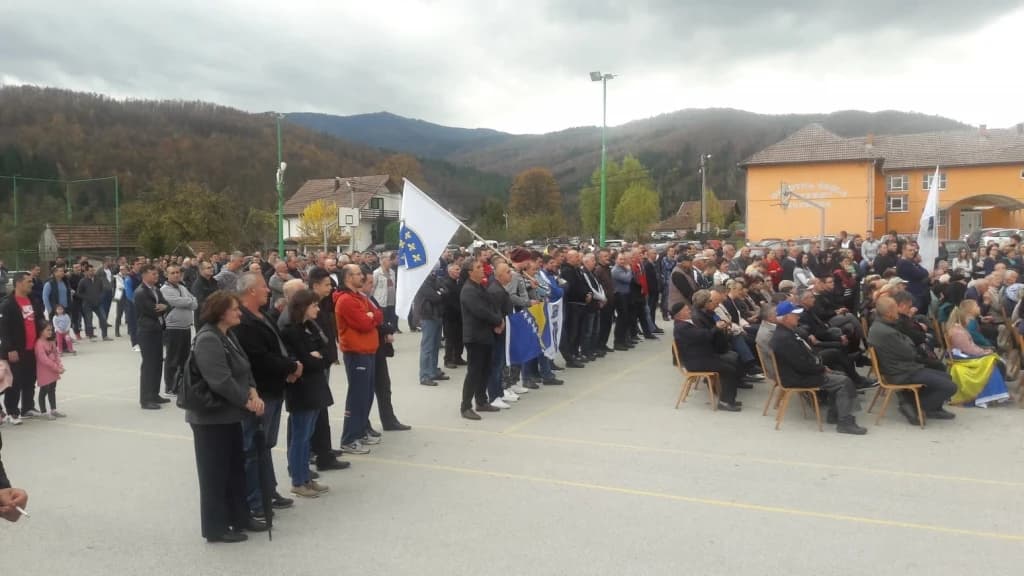 Protestni skup u Kruščici kraj Viteza