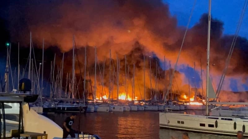 Užasni prizori iz Dalmacije: Vatra guta brodove u marini, čuju se eksplozije