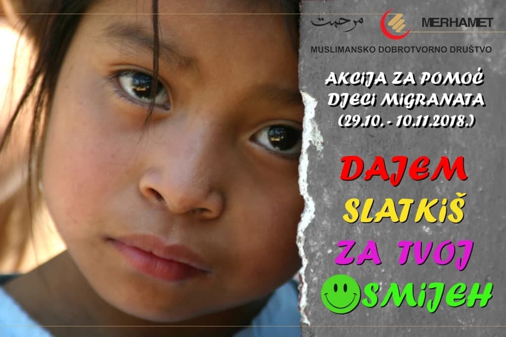 Merhamet pokrenuo akciju "Dajem slatkiš za tvoj osmijeh"