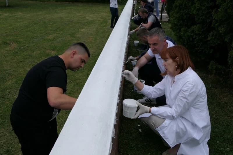 Spomenik Vrbanja, Bugojno, uređenje, aktivisti SDA