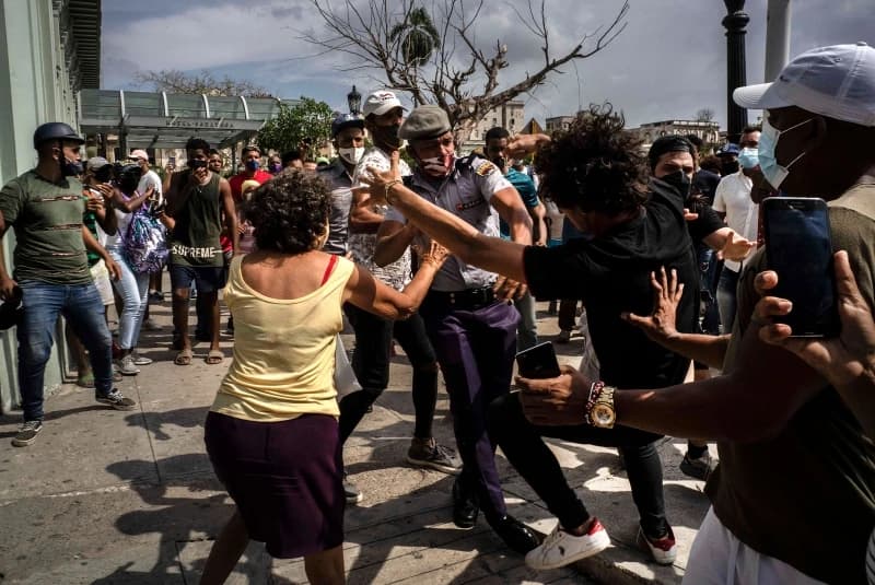 Kuba, demonstracije 