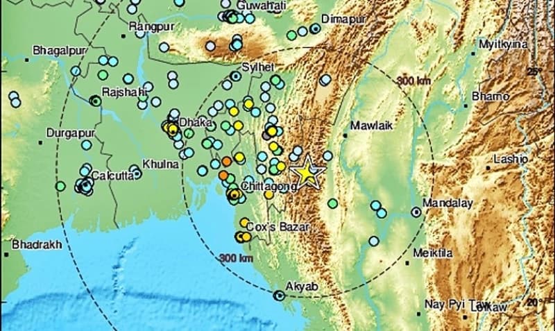 Zemljotres, Indija 