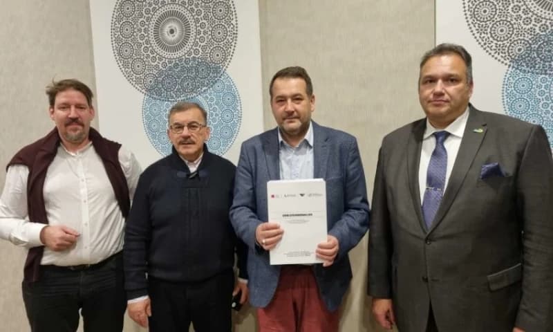 Emir Zlatar, Miro Lazović, Thomas Waitz i Romeo Franz