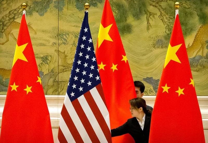 Kina, SAD, zastave 