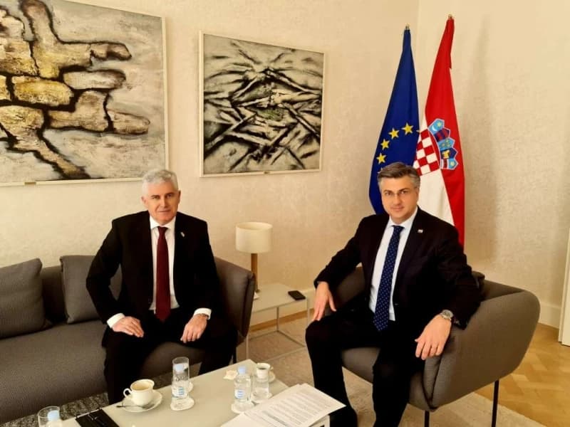 Čović se Plenkoviću u Zagrebu žalio na SDA pa zaključili: Konačan dogovor o izbornoj reformi mora biti postignut