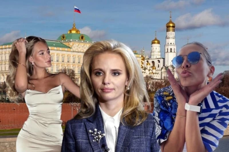 Jelizaveta Peskova, Marija Putin i Polina Kovaleva