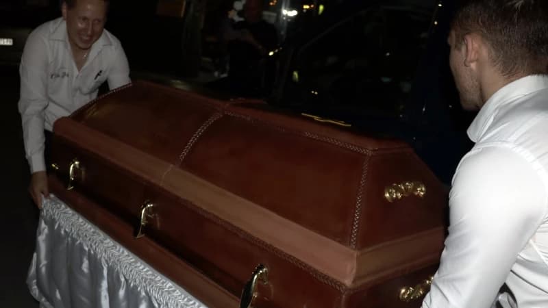 Grobarijada, torta u obliku mrtvačkog kovčega
