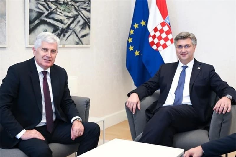 Plenković s Čovićem: Schmidtov potez prvi korak u daljnjoj izbornoj reformi u BiH