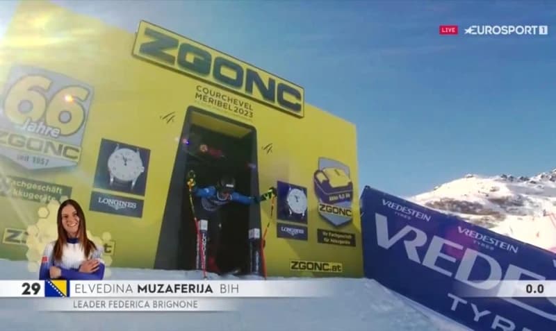 Superveleslalom za kombinaciju: Elvedina Muzaferija na 24. mjestu