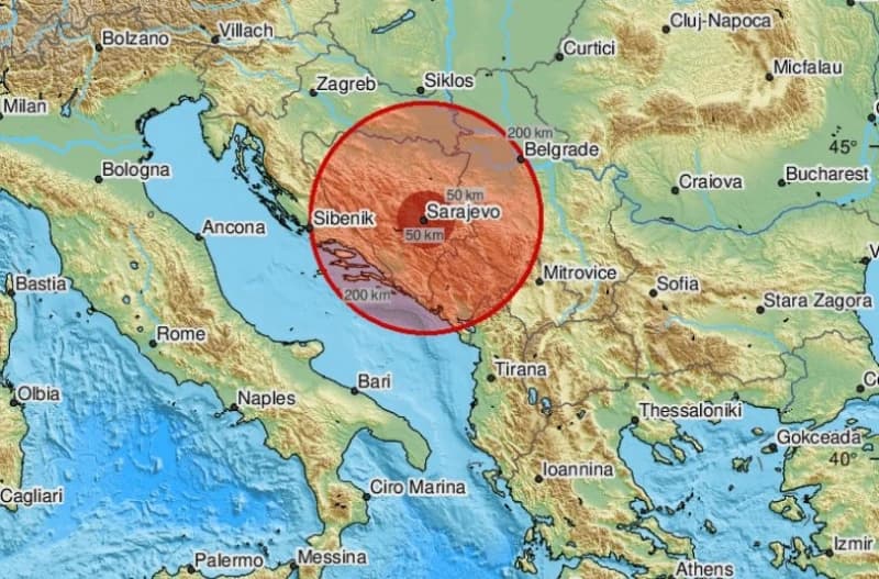 Novi zemljotres jutros zatresao Sarajevo i okolinu