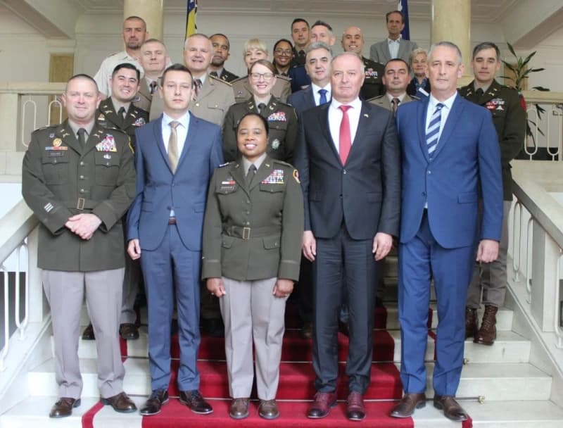 Komandantica Nacionalne garde Marylanda generalmajor Janeen Birckhead u posjeti MOBiH