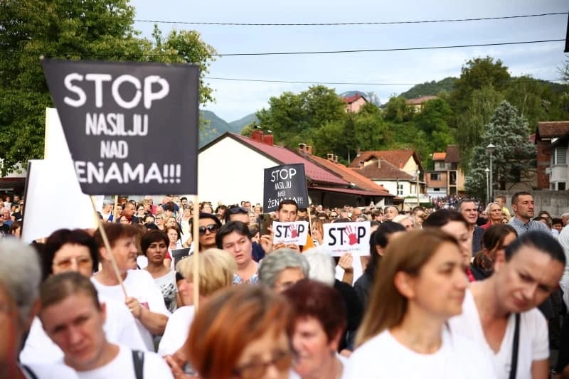 Jablanica, protesti, Enisa Klepo, pretučena radnica