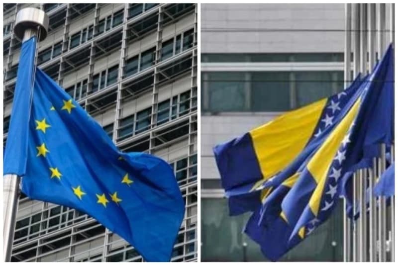 Zastave EU-a i BIH