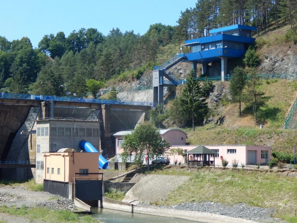 Mini hidroelektrana na jezeru Modarc
