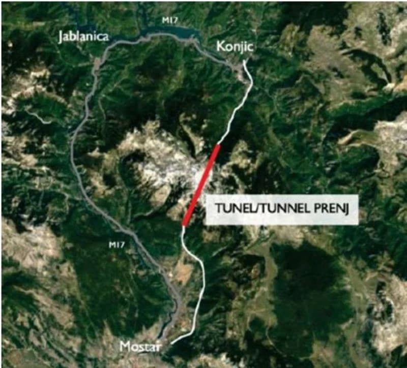 Autoceste FBiH mogu koristiti javno dobro za izgradnju dionice tunel Prenj Koridora Vc