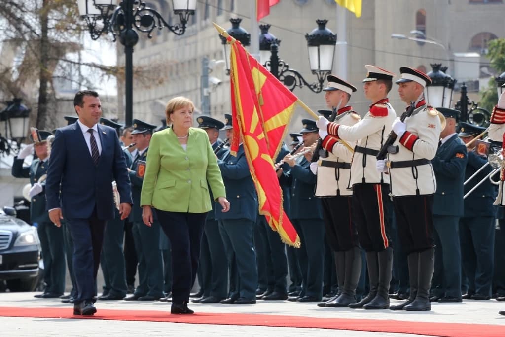 Angela Merkel u Makedoniji