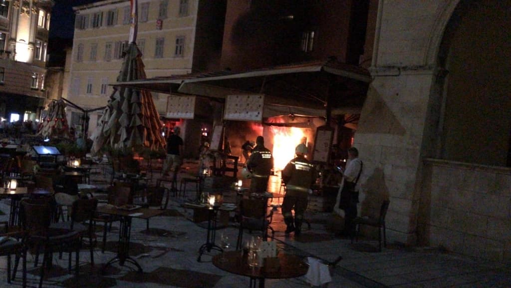 Požar u centru Splita