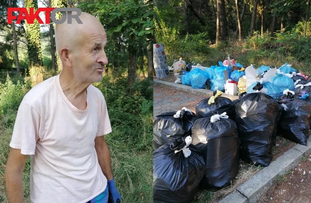 Džemal Kasumović danima čisti Trimušu, ne ide dok sve ne sredi