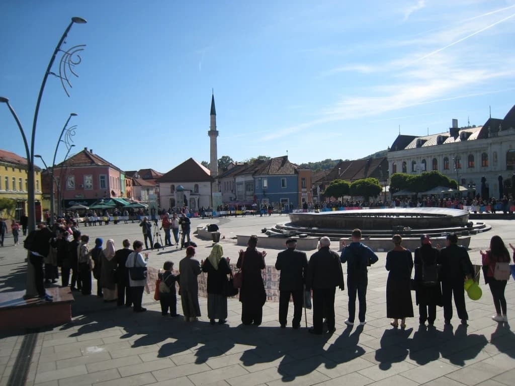 Mirni protest "Žena Srebrenice" u Tuzli