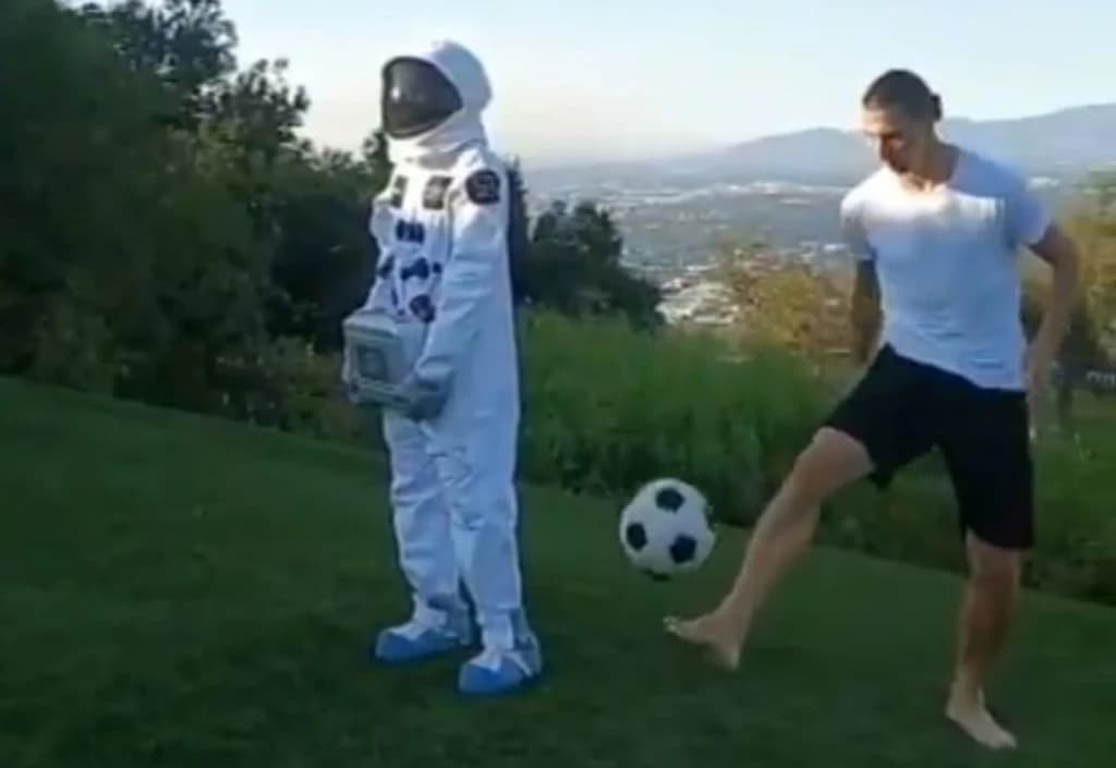 Ni astronaut nije pošteđen sjajnog driblinga Zlatana Ibrahimovića
