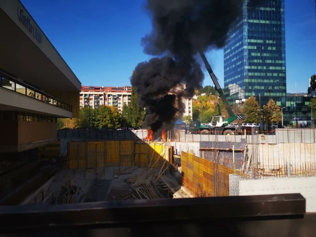 Sarajevo: Eksplozija na gradilištu hotela Holiday, povrijeđena dva radnika