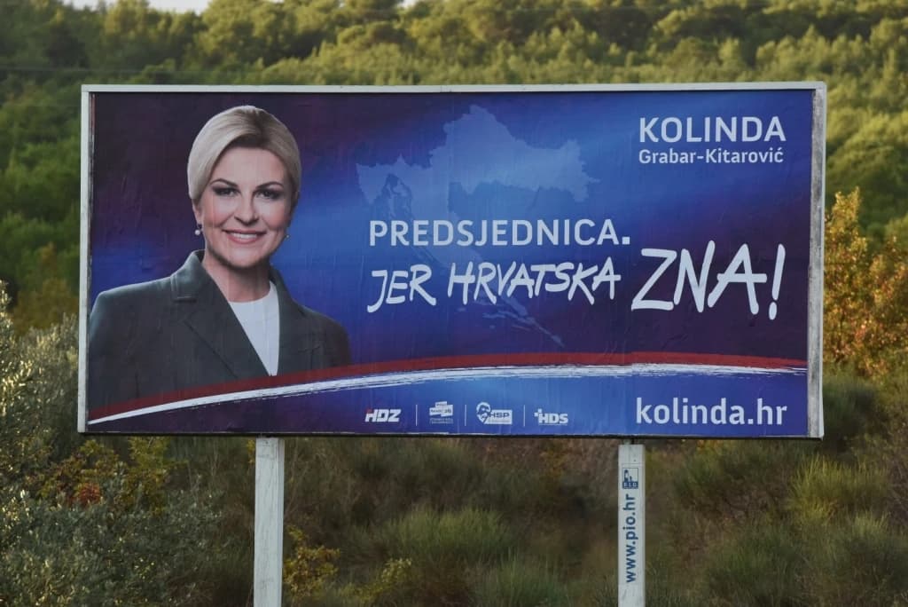 Predizborni plakat Kolinde Grabar-Kitarović