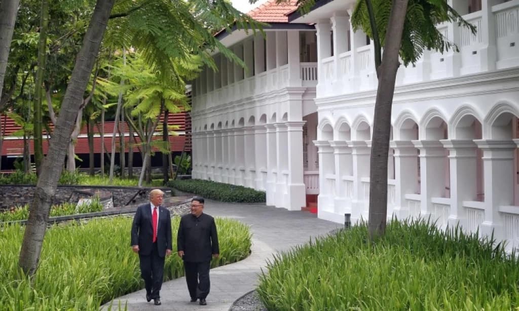 Trump i Kim u Singapuru