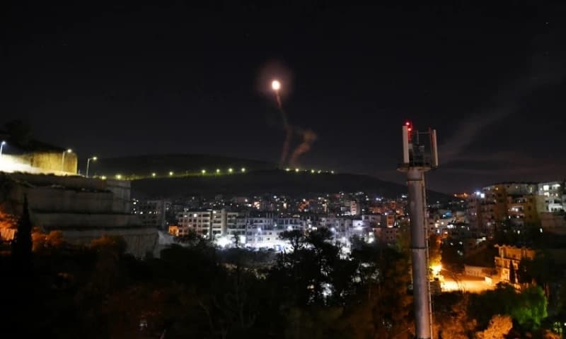 Damask, bombardiranje 