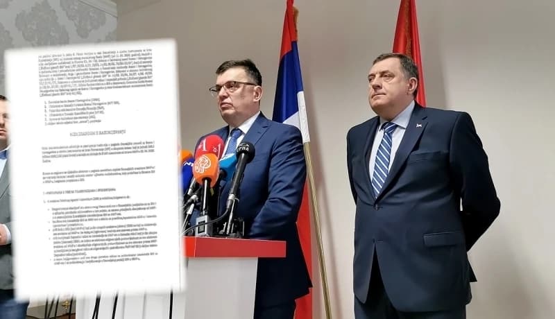 Zoran Tegeltija i Milorad Dodik