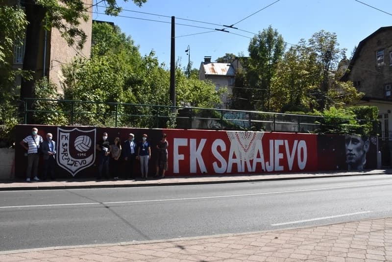 FK Sarajevo, mural