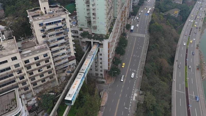 Voz, stambena zgrada, Kina 