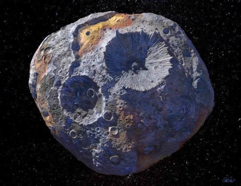 Asteroid metalni
