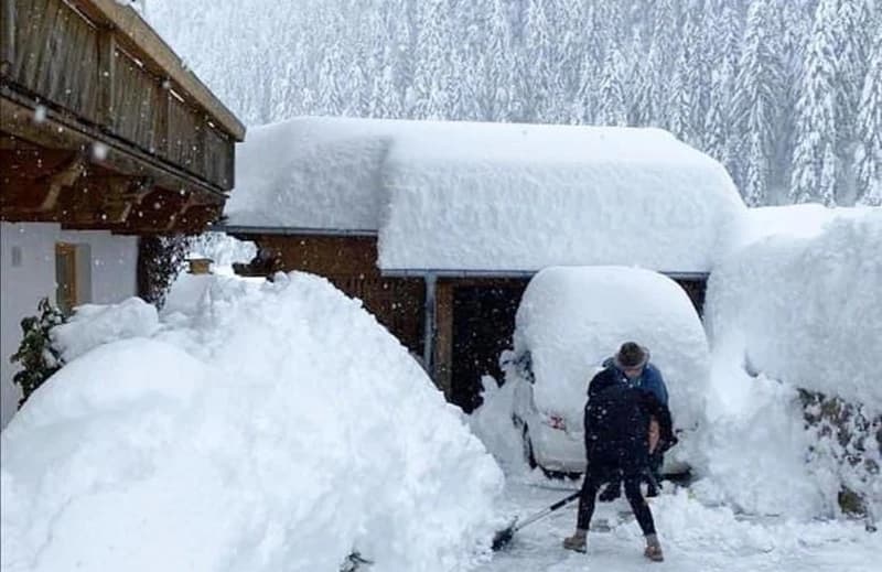 Snijeg u provinciji Tyrol